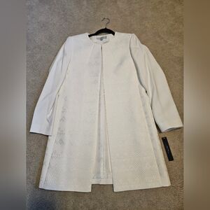 NWT Tahari White Women's Dress Jacket, Size 10
